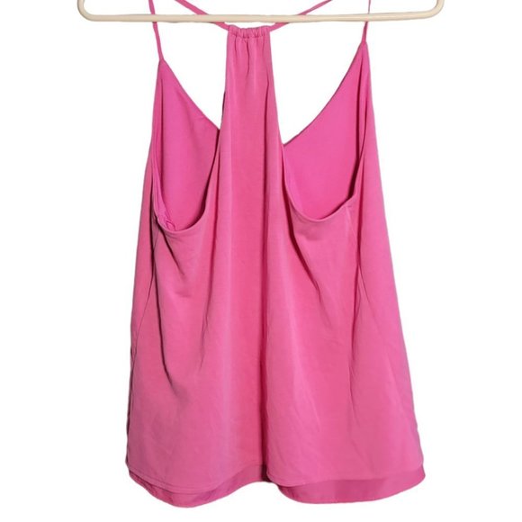 banana REPUBLIC Solid Pink V-neck Camisole Tank Top Small - Picture 2 of 7